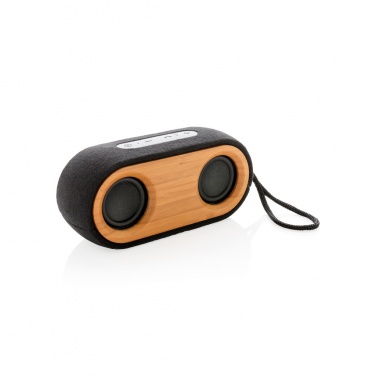 Logotrade business gifts photo of: Bamboo X double speaker